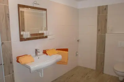 Ein Badezimmer in der Unterkunft Appartements Real