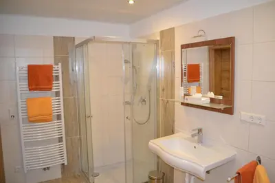Ein Badezimmer in der Unterkunft Appartements Real