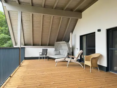 Ein Balkon oder eine Terrasse in der Unterkunft Chalet Lungau-View - Ferienhaus mit Aussicht