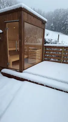 Luxus Alpenparadies nahe Salzburg Sauna & Whirlpool im Winter