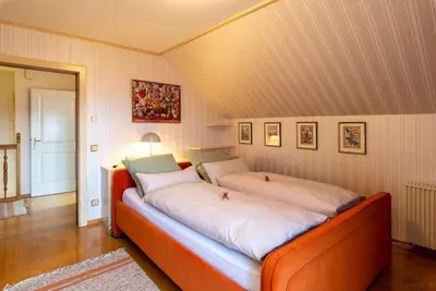 Ein Bett oder Betten in einem Zimmer der Unterkunft Luxus Alpenparadies nahe Salzburg Sauna & Whirlpool