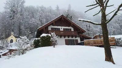 Luxus Alpenparadies nahe Salzburg Sauna & Whirlpool im Winter
