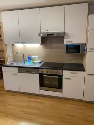 Küche/Küchenzeile in der Unterkunft Haus Alpenheim