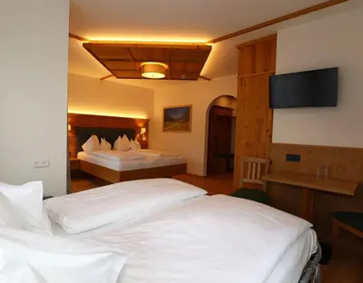 Ein Bett oder Betten in einem Zimmer der Unterkunft Grundnerhof