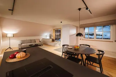 Ein Sitzbereich in der Unterkunft In der Hollau - Your Austrian Home