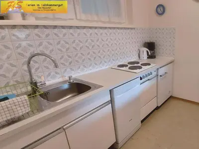 Küche/Küchenzeile in der Unterkunft Apartment Alpenpanorama