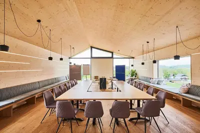 Der Geschäftsbereich oder Konferenzraum in der Unterkunft Hotel-Gasthof Beim Böckhiasl