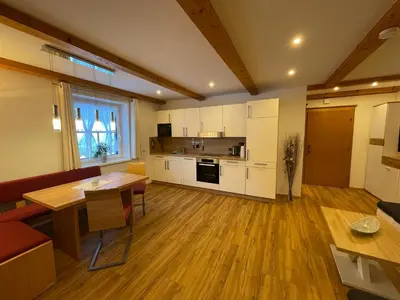 Küche/Küchenzeile in der Unterkunft Appartement Krahlehen