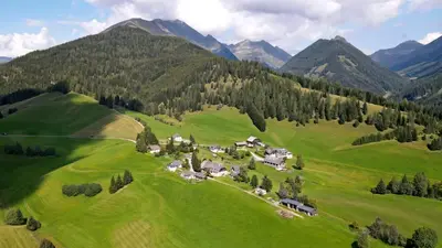 Naturlandschaft in der Nähe des Ferienhauses