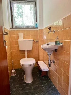Ein Badezimmer in der Unterkunft Wald Appartement