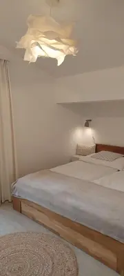 Ein Bett oder Betten in einem Zimmer der Unterkunft Apartment Nähe Wolfgangsee Salzkammergut