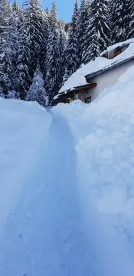 Ferienhaus Pöttler im Winter