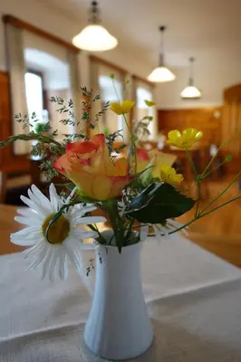 Essen in der Pension oder in der Nähe