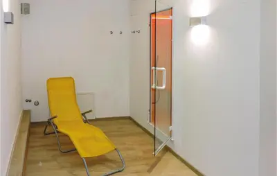 Ein Sitzbereich in der Unterkunft Sehr Schoene Ferienwohnung
