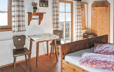 Ein Bett oder Betten in einem Zimmer der Unterkunft Ferienhaus In Schladming