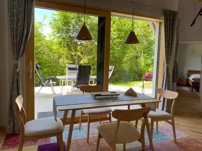 Ein Garten an der Unterkunft Cottage Bad Ischl