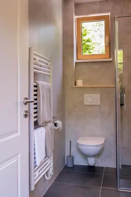 Ein Badezimmer in der Unterkunft Cottage Bad Ischl