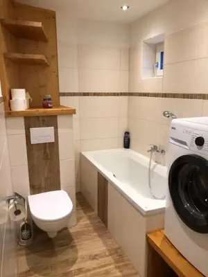 Ein Badezimmer in der Unterkunft Am Neupersteg - Eine Wohnung zum Wohlfühlen