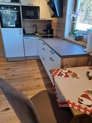 Küche/Küchenzeile in der Unterkunft Luxus-Apartment-Vorderreit Gut