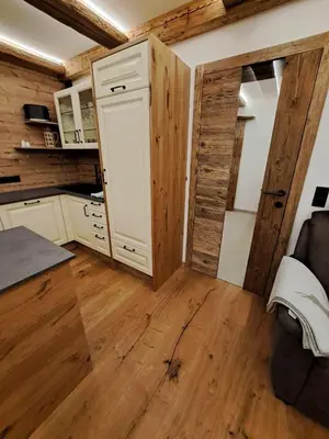 Küche/Küchenzeile in der Unterkunft Luxus-Apartment-Vorderreit Gut