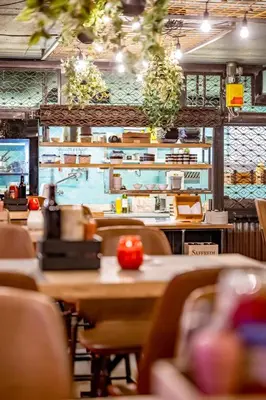Ein Sitzbereich in der Unterkunft Hotel LÜ - Adults Only