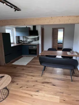 Küche/Küchenzeile in der Unterkunft Apartment Tanzberger