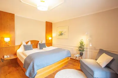 Ein Bett oder Betten in einem Zimmer der Unterkunft Seewirt