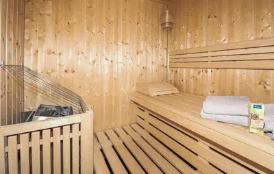 Grundriss der Unterkunft Ferienhaus Mit Sauna Katschb