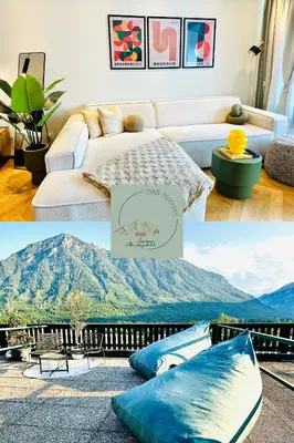 Grundriss der Unterkunft Das Alpenzeit Appartement mit Just Private Terrasse