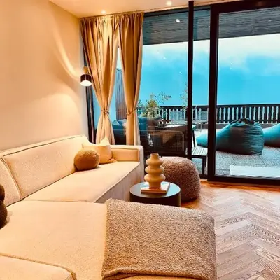 Das Alpenzeit Appartement mit Just Private Terrasse