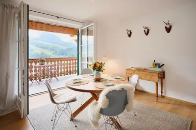 Ein Balkon oder eine Terrasse in der Unterkunft Ferienwohnungen Haus Rose Marie - Your Austrian Home