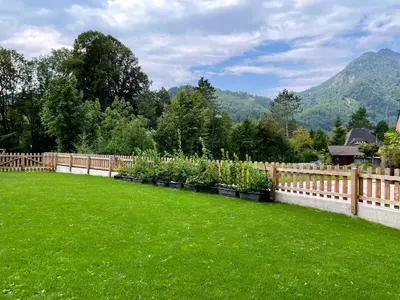 Ein allgemeiner Bergblick oder ein Berglick von der Ferienwohnung aus