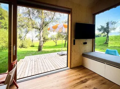 TV/Unterhaltungsangebot in der Unterkunft Die Klingerei - Tiny House Wiese - Your Austrian Home