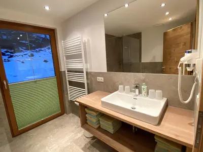 Ein Badezimmer in der Unterkunft Reiteralm Sonnenblick