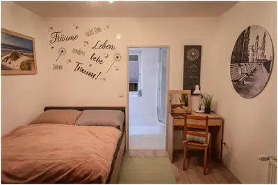 Ein Bett oder Betten in einem Zimmer der Unterkunft Appartement Franz