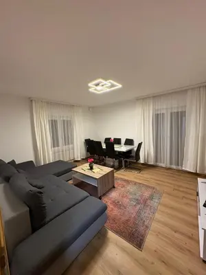 Ein Sitzbereich in der Unterkunft Appartement Altenmarkt Dönmez