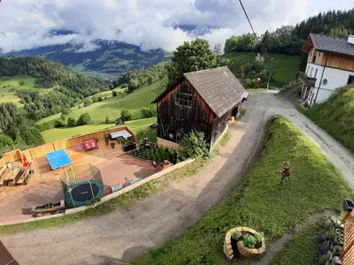 Naturlandschaft in der Nähe des Chalets