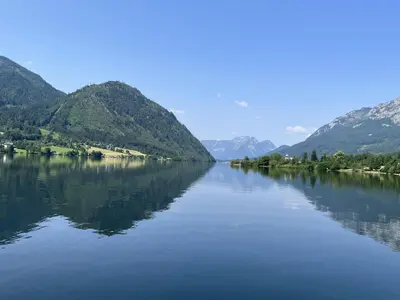 Naturlandschaft in der Nähe des Ferienhauses