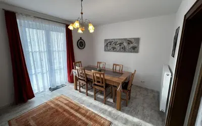 Ein Sitzbereich in der Unterkunft Ferienhaus Valentina