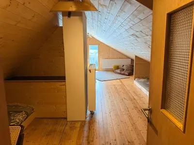 Ein Bett oder Betten in einem Zimmer der Unterkunft LaLo Alm - Berge erleben