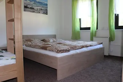 Ein Bett oder Betten in einem Zimmer der Unterkunft Tauplitz Apartment