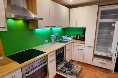 Küche/Küchenzeile in der Unterkunft Ferienwohnung in Weyregg am Attersee