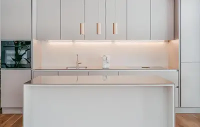 Küche/Küchenzeile in der Unterkunft Moderne Ferienwohnung