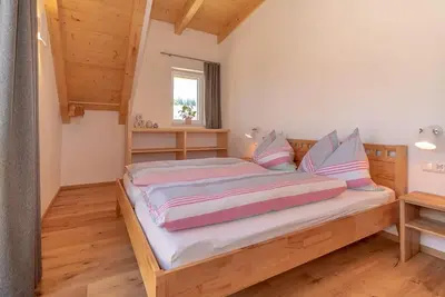 Ein Bett oder Betten in einem Zimmer der Unterkunft Appartement Tannenhof IV