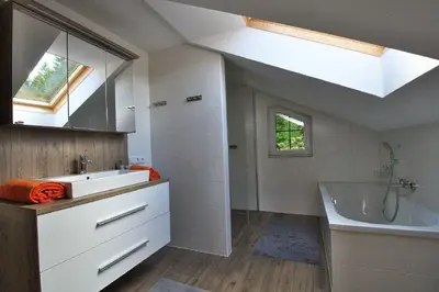 Ein Badezimmer in der Unterkunft Apartments Winkler