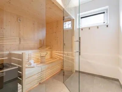 Ein Badezimmer in der Unterkunft Grebenzen Lodge 35