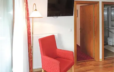 Ein Sitzbereich in der Unterkunft Ferienwohnung In Flachau