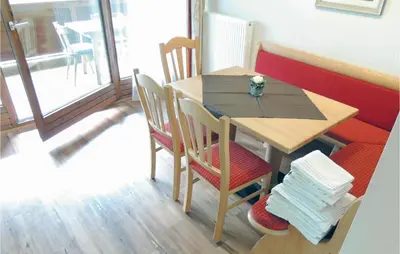 Ein Sitzbereich in der Unterkunft Gemuetliche Ferienwohnung