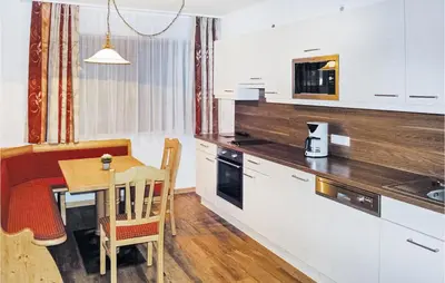 Küche/Küchenzeile in der Unterkunft Gemuetliche Ferienwohnung