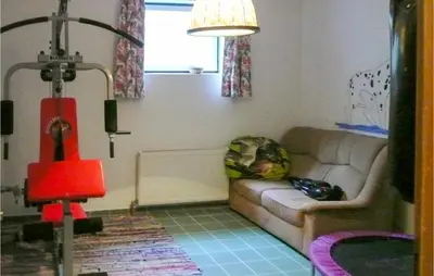 Ein Sitzbereich in der Unterkunft Landhaus Gaspar- Ferienwohnung